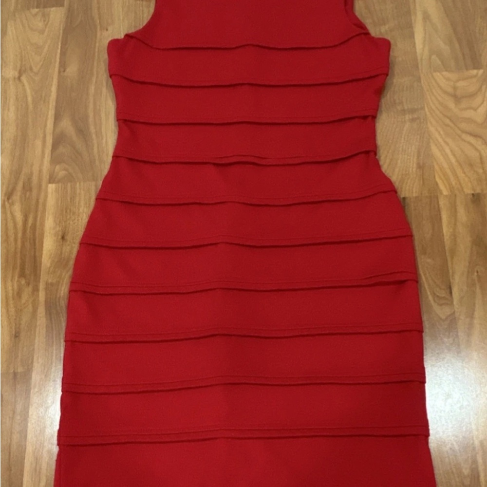 Calvin Klein Vibrant Red Mini Dress